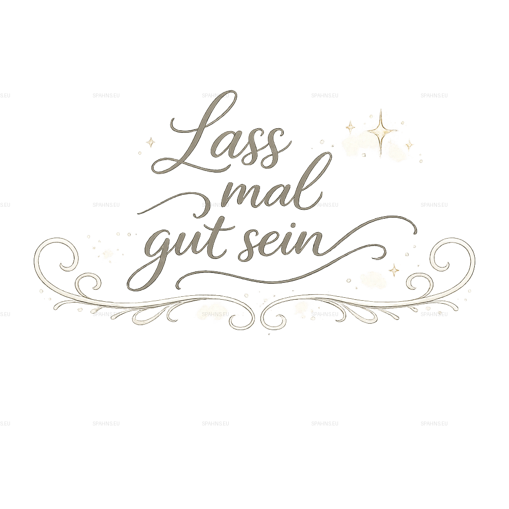 Lass mal gut sein